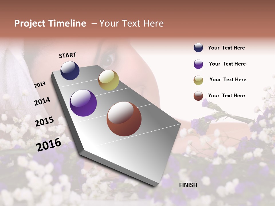 Wellbeing Oil Treatment PowerPoint Template