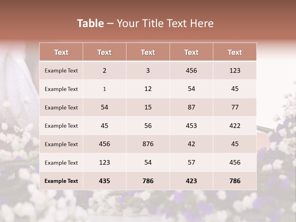 Wellbeing Oil Treatment PowerPoint Template
