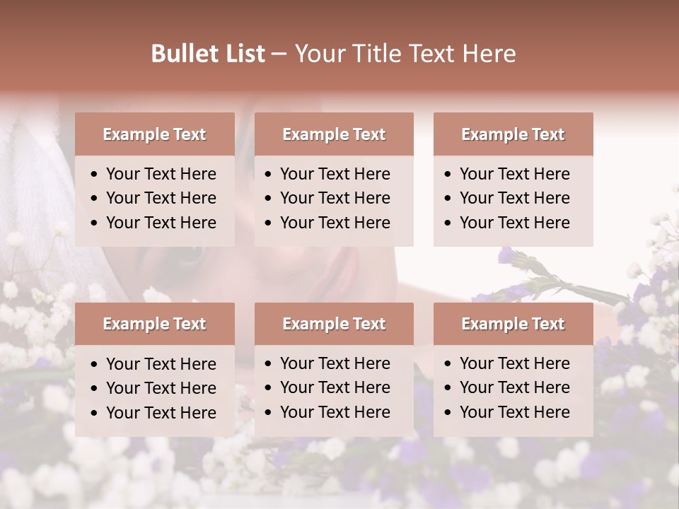 Wellbeing Oil Treatment PowerPoint Template