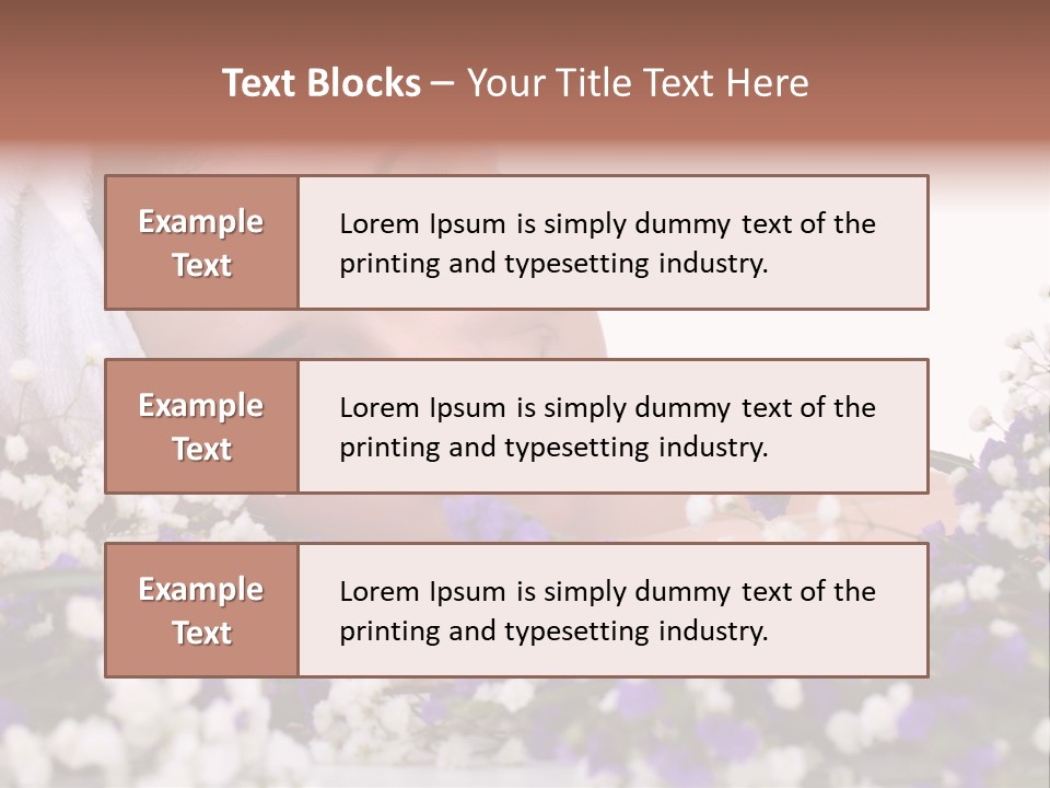 Wellbeing Oil Treatment PowerPoint Template