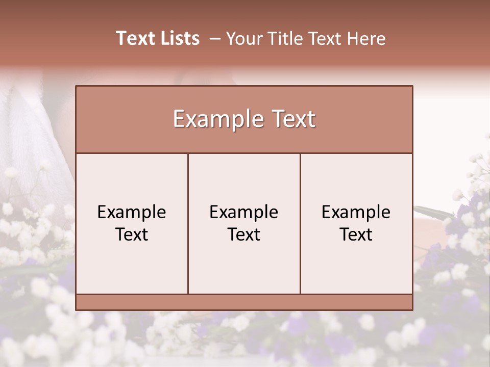 Wellbeing Oil Treatment PowerPoint Template