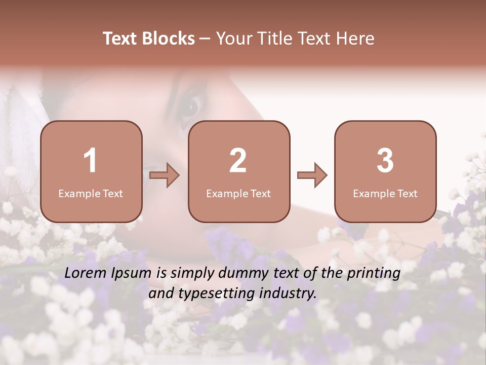 Wellbeing Oil Treatment PowerPoint Template