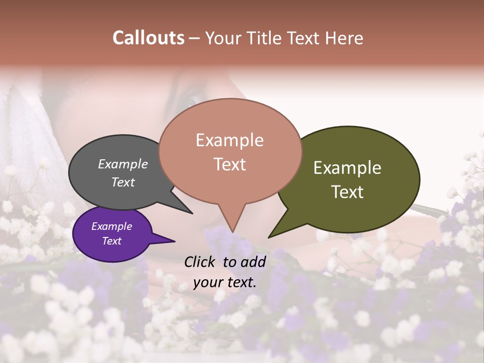 Wellbeing Oil Treatment PowerPoint Template