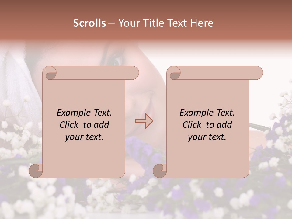 Wellbeing Oil Treatment PowerPoint Template