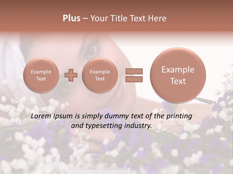 Wellbeing Oil Treatment PowerPoint Template