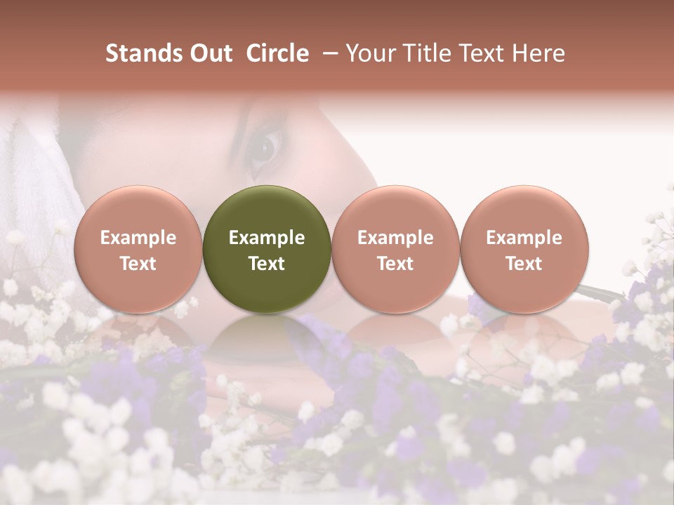 Wellbeing Oil Treatment PowerPoint Template