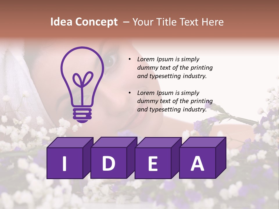 Wellbeing Oil Treatment PowerPoint Template