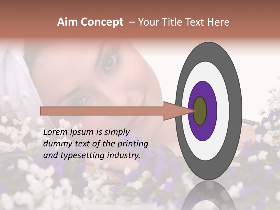 Wellbeing Oil Treatment PowerPoint Template