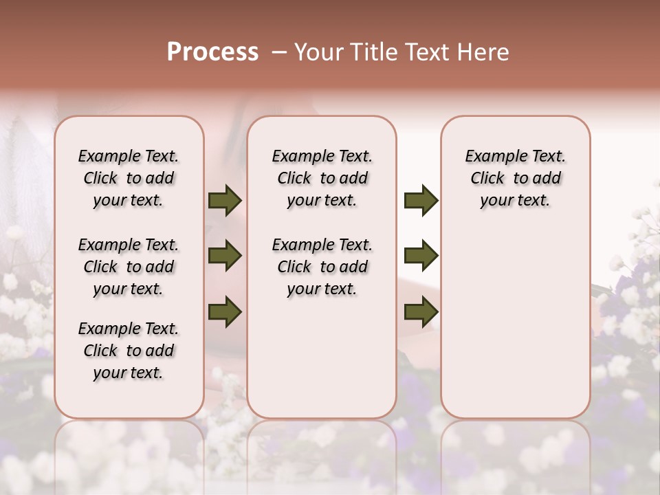 Wellbeing Oil Treatment PowerPoint Template