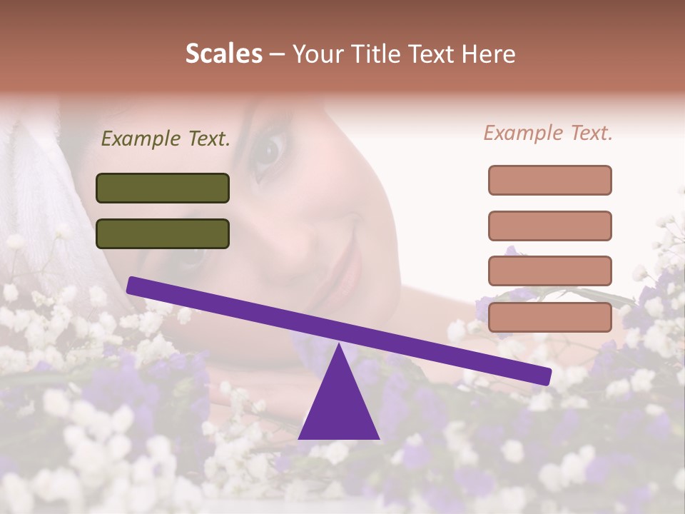 Wellbeing Oil Treatment PowerPoint Template