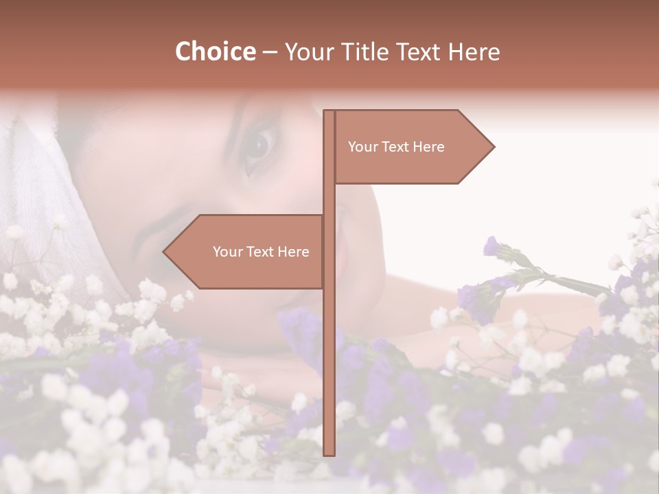 Wellbeing Oil Treatment PowerPoint Template