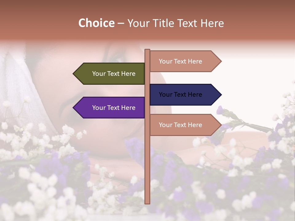 Wellbeing Oil Treatment PowerPoint Template