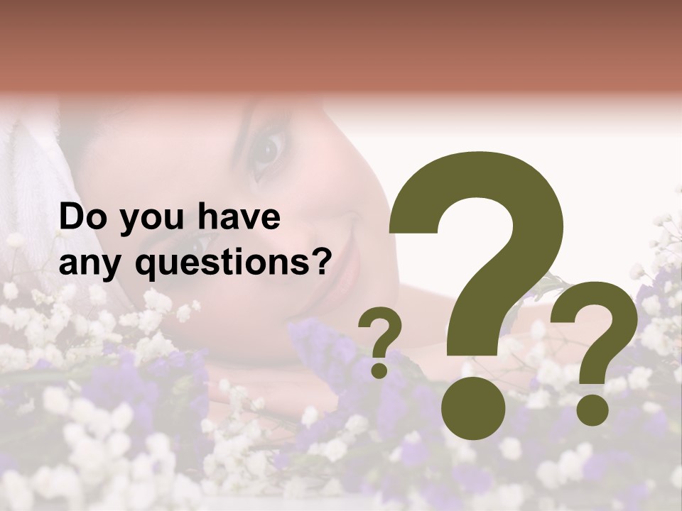 Wellbeing Oil Treatment PowerPoint Template