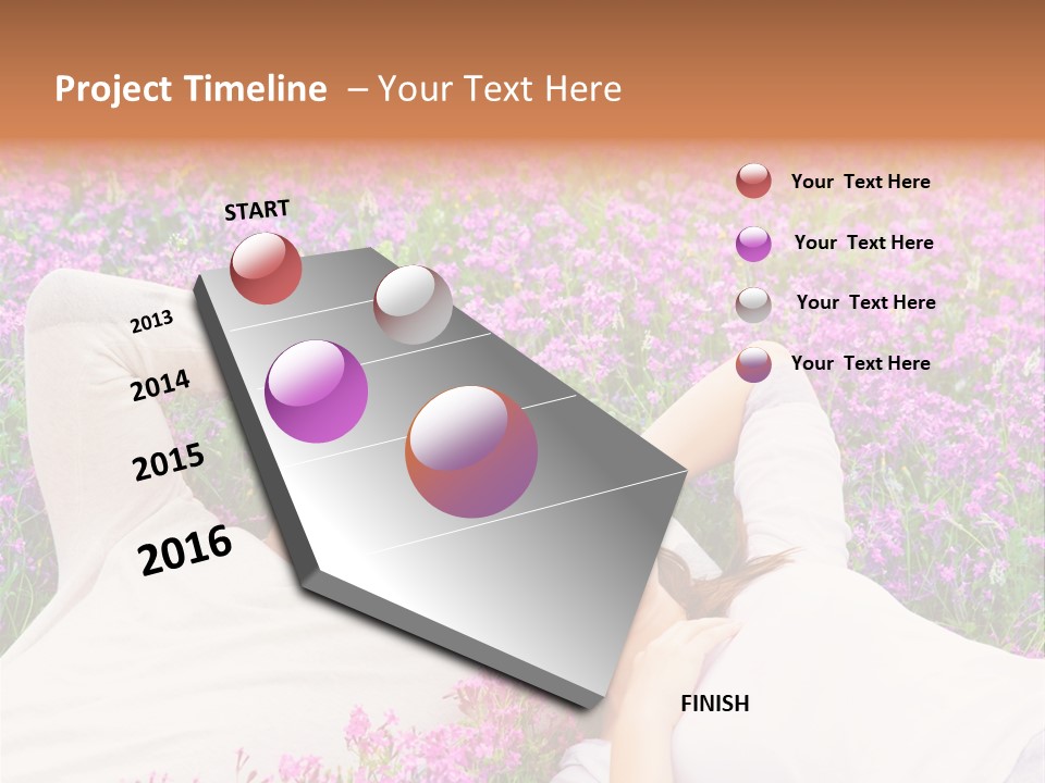 White Relax Fun PowerPoint Template