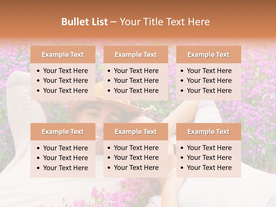 White Relax Fun PowerPoint Template