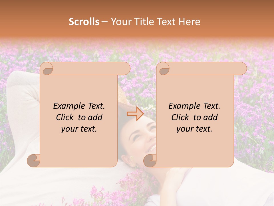 White Relax Fun PowerPoint Template