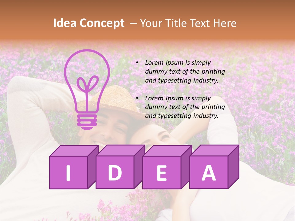 White Relax Fun PowerPoint Template