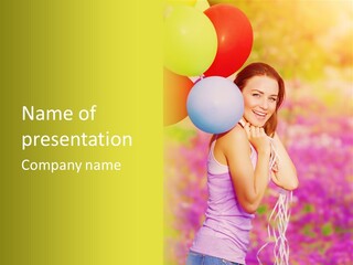 Fly Colorful Colors PowerPoint Template