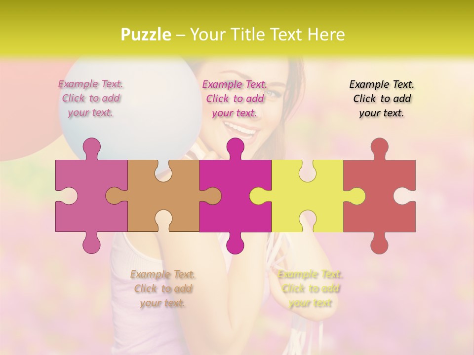 Fly Colorful Colors PowerPoint Template