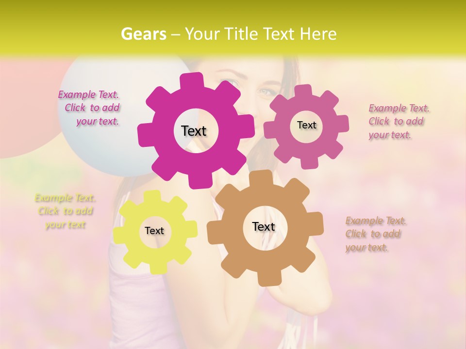 Fly Colorful Colors PowerPoint Template