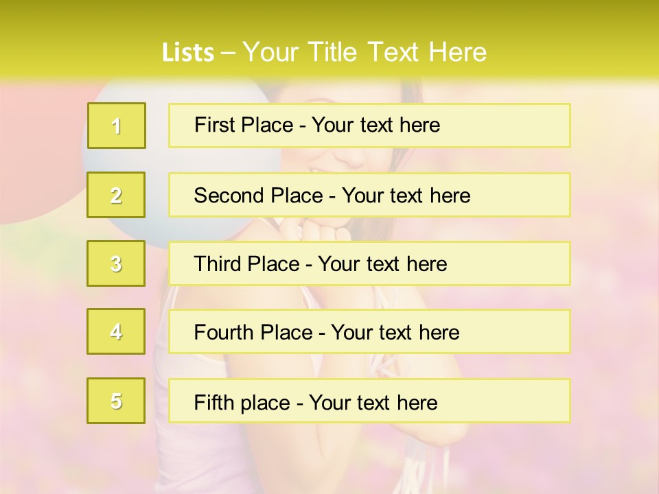 Fly Colorful Colors PowerPoint Template