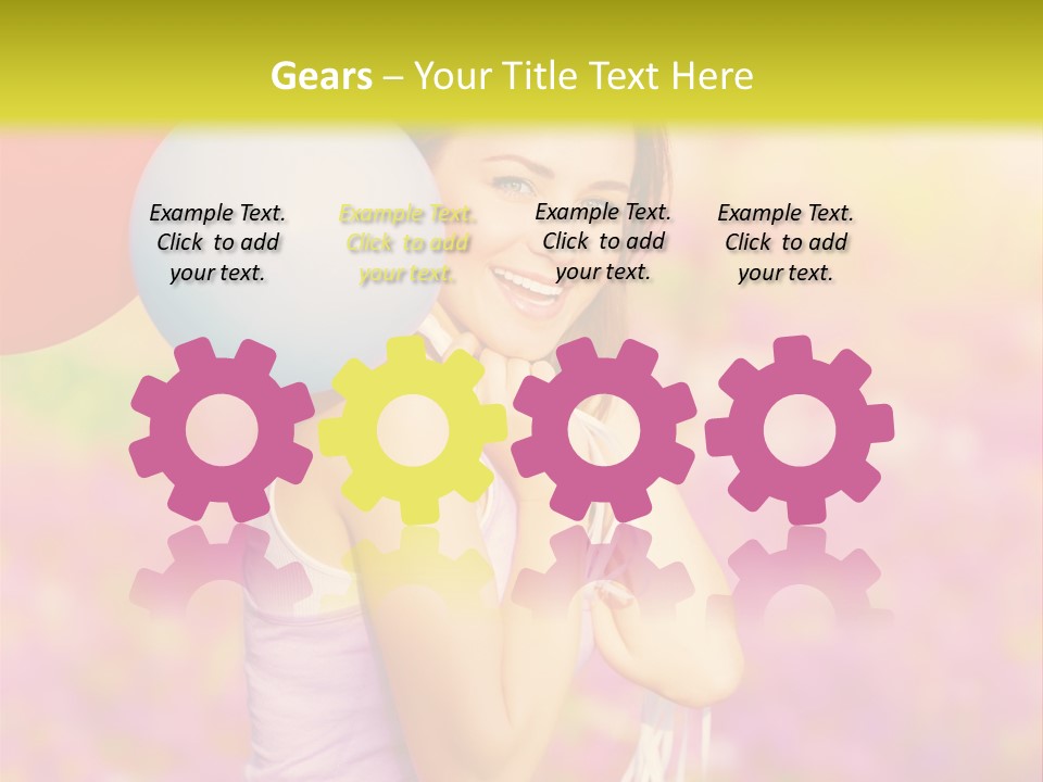 Fly Colorful Colors PowerPoint Template