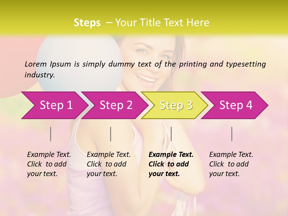 Fly Colorful Colors PowerPoint Template