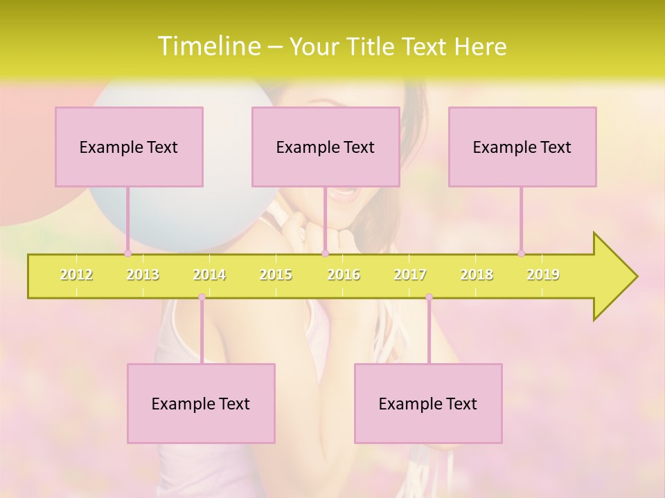 Fly Colorful Colors PowerPoint Template