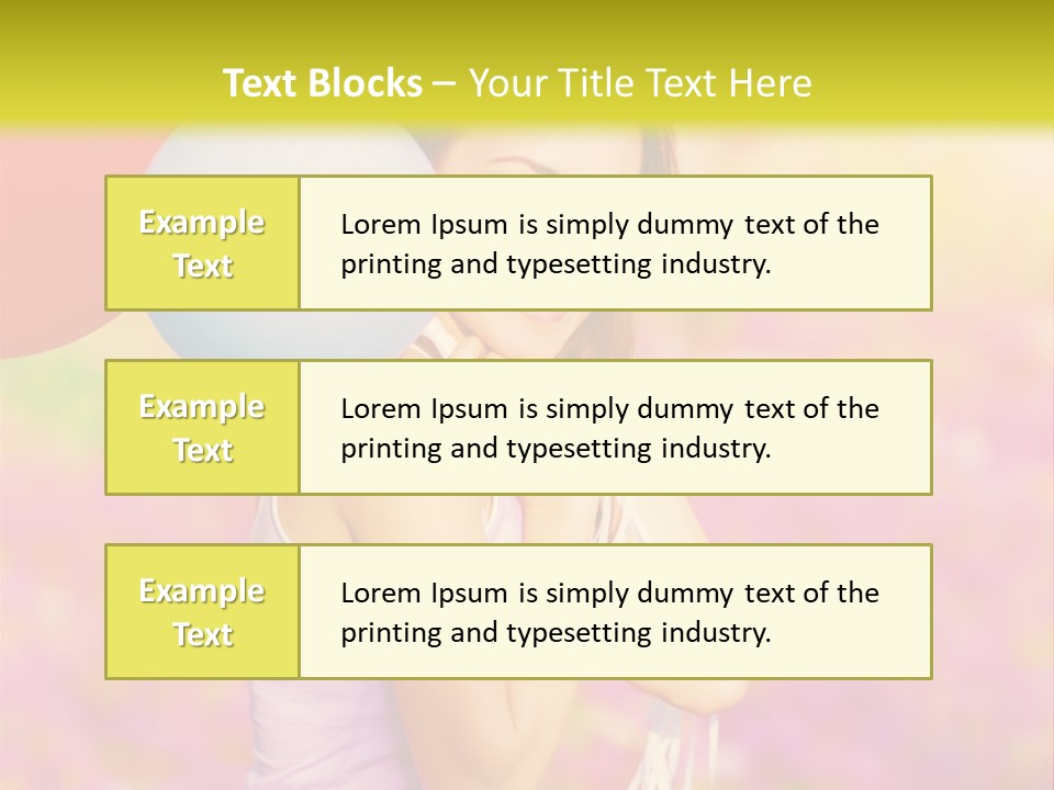 Fly Colorful Colors PowerPoint Template