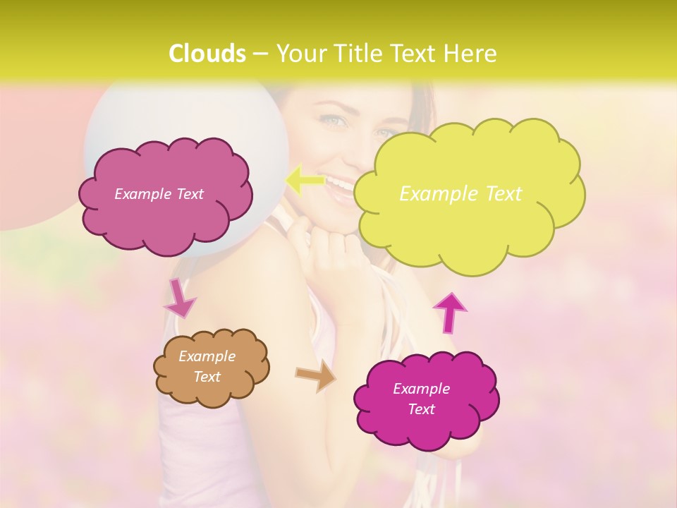 Fly Colorful Colors PowerPoint Template