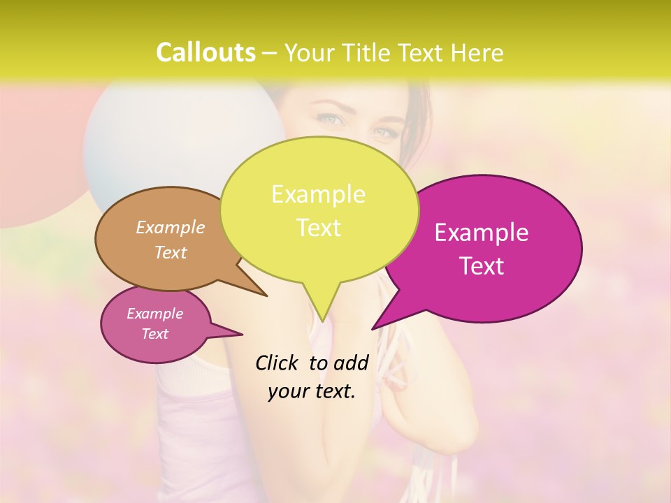 Fly Colorful Colors PowerPoint Template