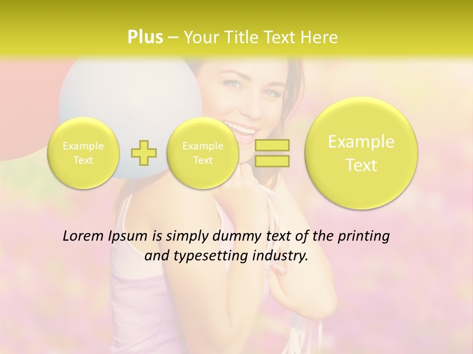 Fly Colorful Colors PowerPoint Template