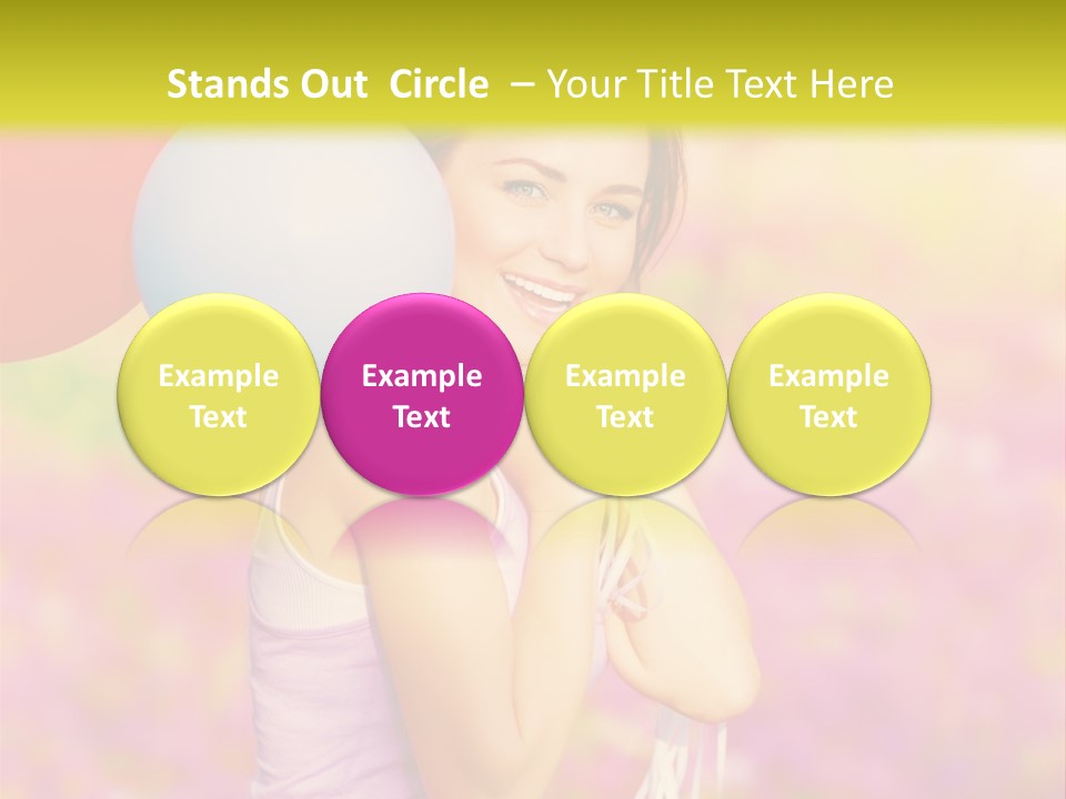 Fly Colorful Colors PowerPoint Template