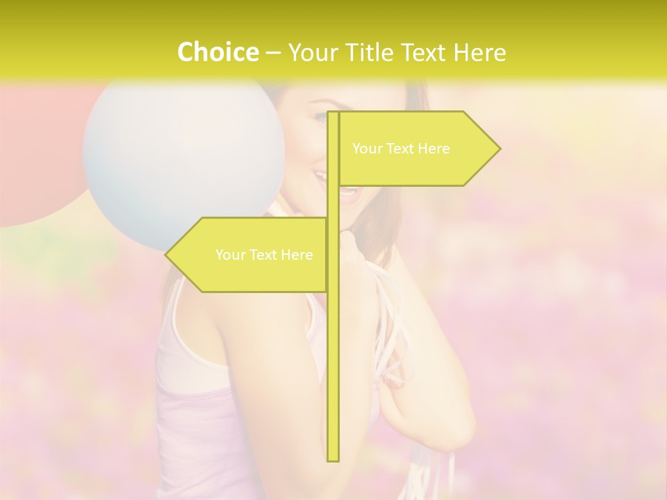 Fly Colorful Colors PowerPoint Template