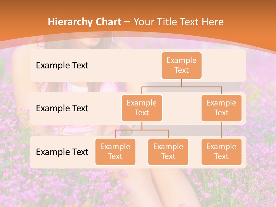 Field Girl Summer PowerPoint Template
