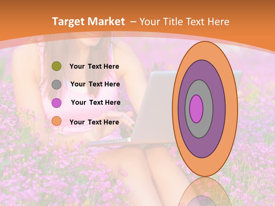 Field Girl Summer PowerPoint Template