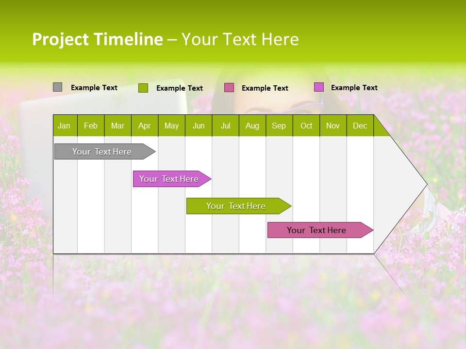 Glasses Attractive Notebook PowerPoint Template