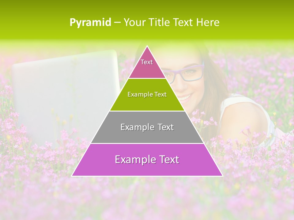 Glasses Attractive Notebook PowerPoint Template