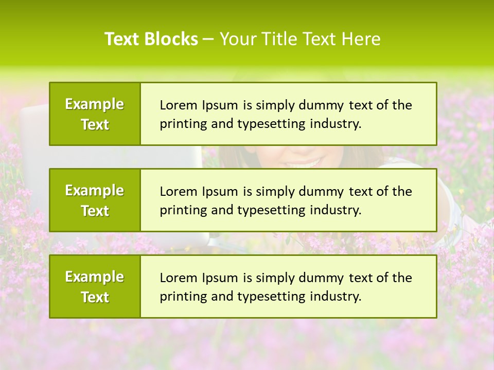 Glasses Attractive Notebook PowerPoint Template