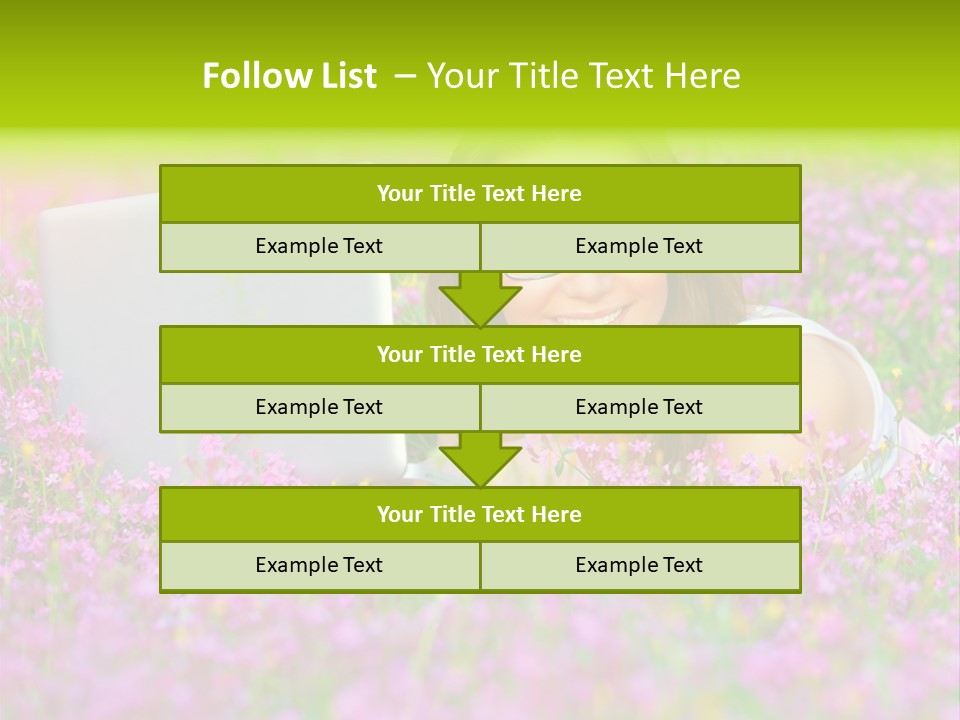 Glasses Attractive Notebook PowerPoint Template