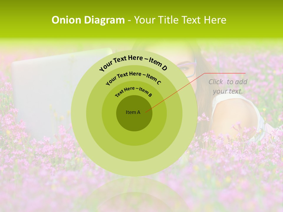 Glasses Attractive Notebook PowerPoint Template