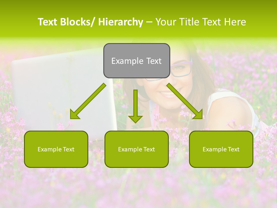 Glasses Attractive Notebook PowerPoint Template