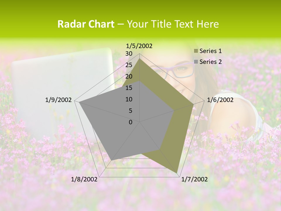 Glasses Attractive Notebook PowerPoint Template