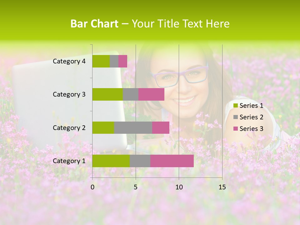 Glasses Attractive Notebook PowerPoint Template