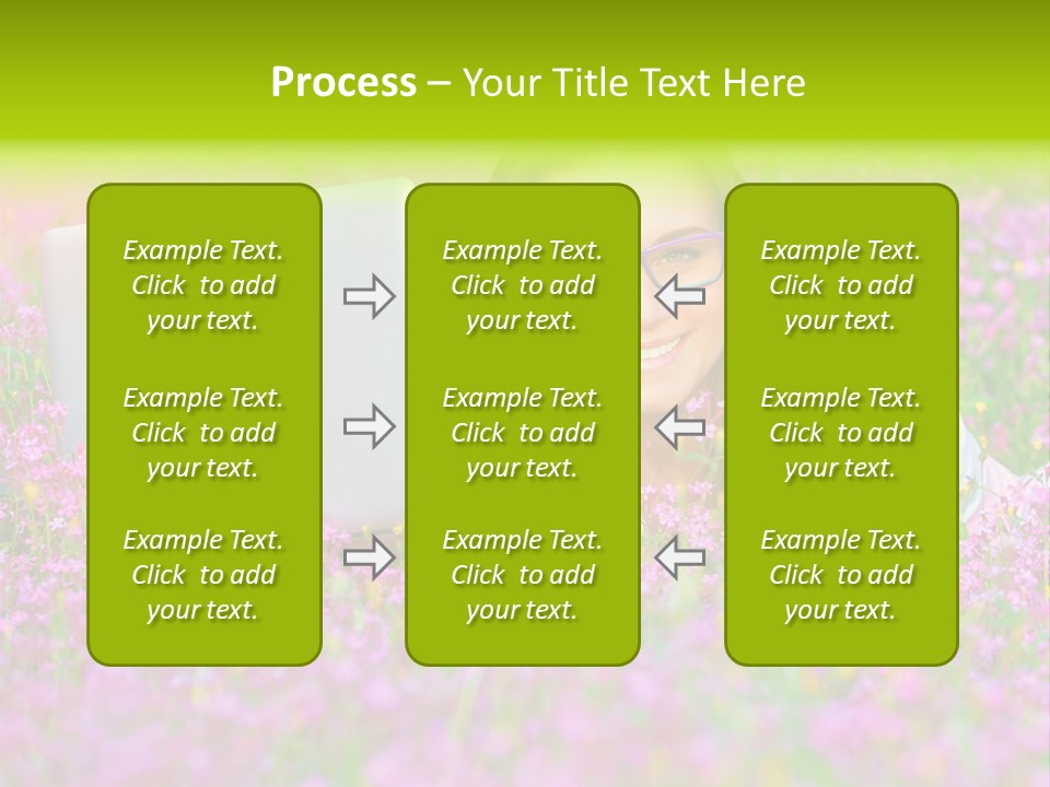 Glasses Attractive Notebook PowerPoint Template