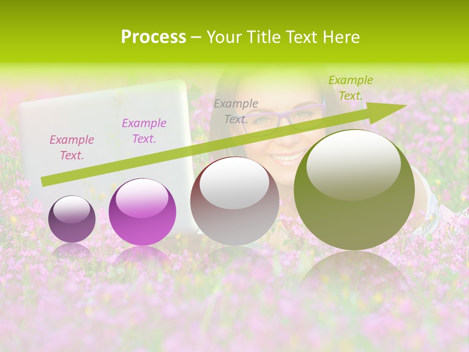 Glasses Attractive Notebook PowerPoint Template