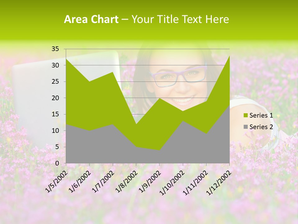 Glasses Attractive Notebook PowerPoint Template