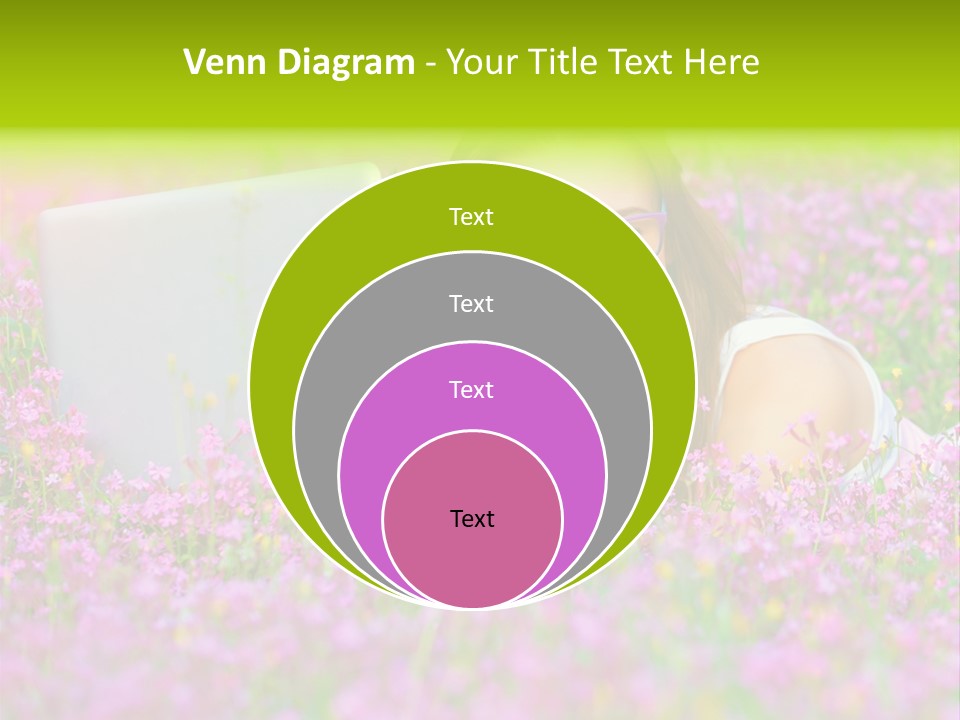 Glasses Attractive Notebook PowerPoint Template