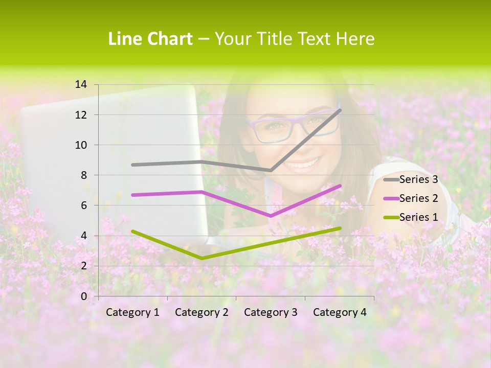 Glasses Attractive Notebook PowerPoint Template