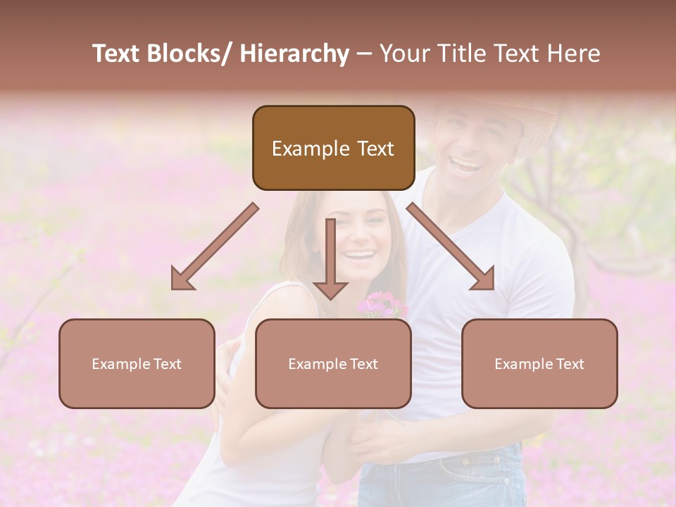 Person Purple Tree PowerPoint Template